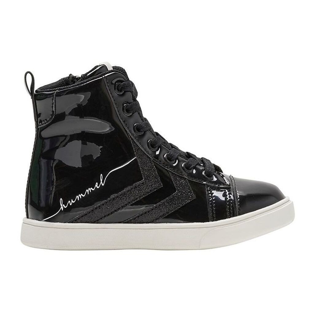 Hummel Støvler - Strada Jr - Sort Lak m. Glimmer