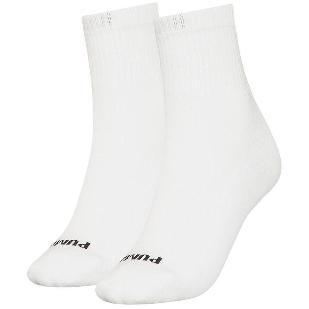 Puma Strømper - 2-pak - Heart Logo Crew - Hvid/Sort