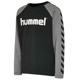 Hummel Bluse - hmlBoys - Sort/Gråmeleret