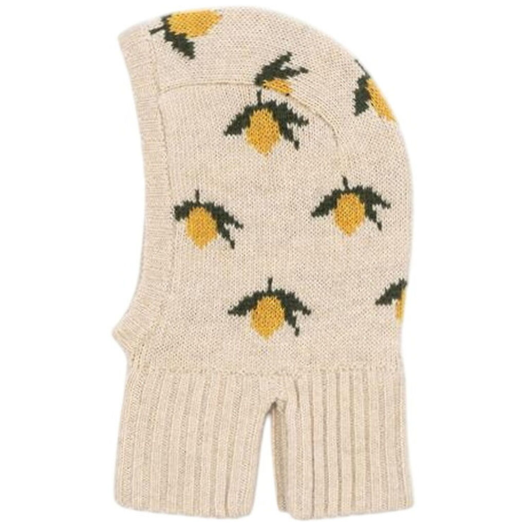 Konges Sløjd Elefanthue - Uld - Strik - 1-lags - Belou - Lemon