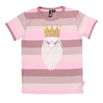 Danefæ T-shirt - Danerainbow Ringer - Poof Prinsesse