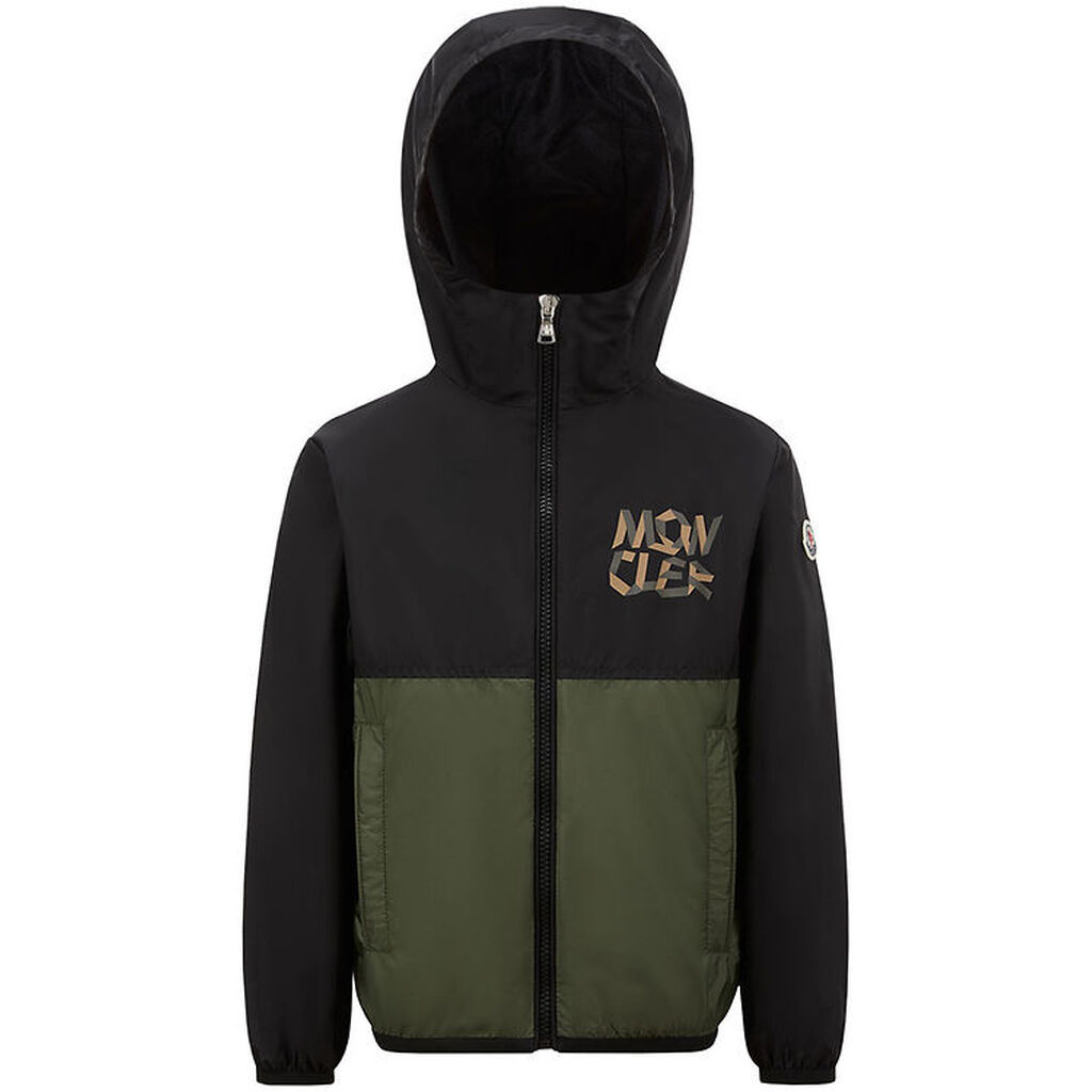Moncler Jakke - Evert - Sort/Armygrøn