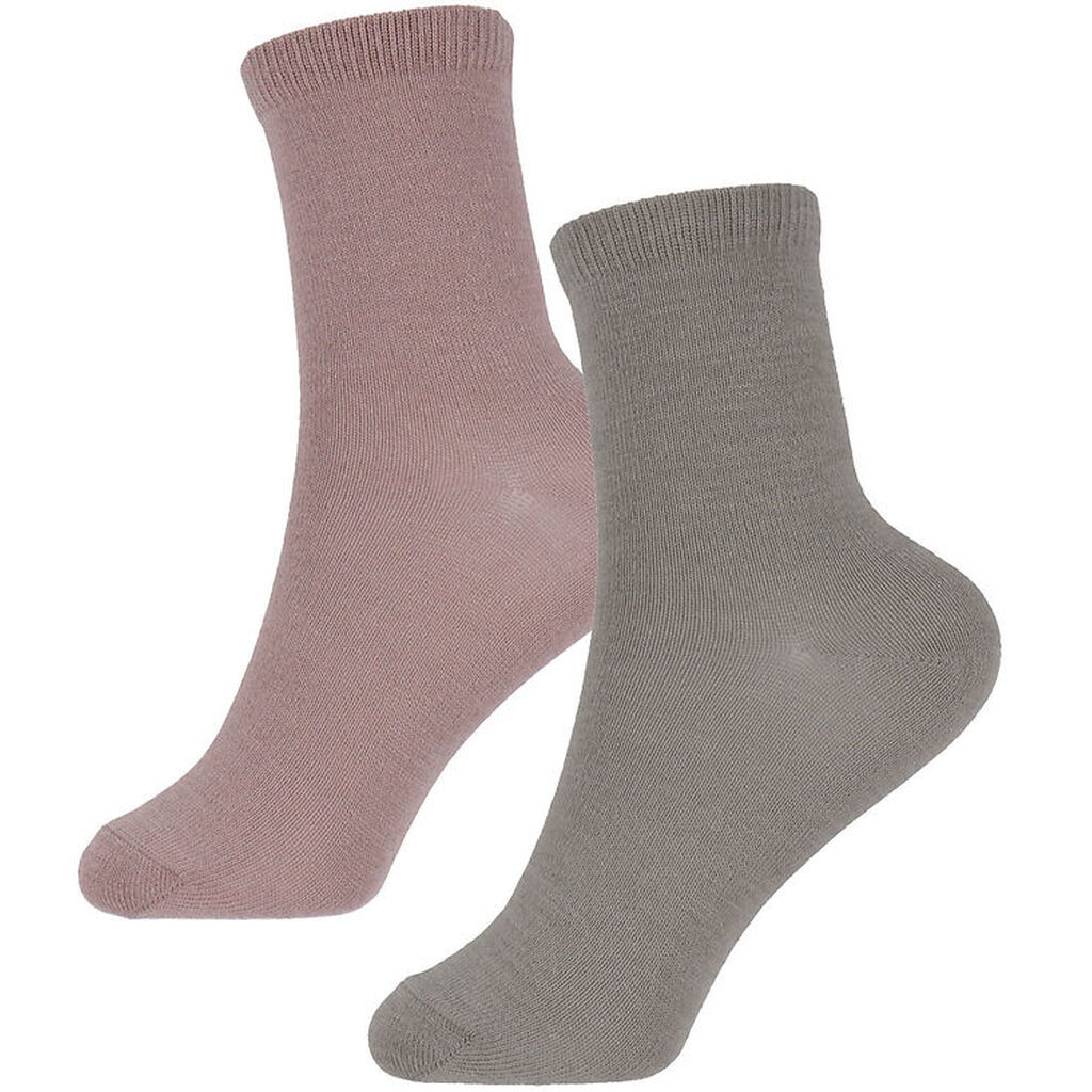 Name It Strømper - 2-pak - Uld/Bomuld - NkfWak - Antler/Sattelit