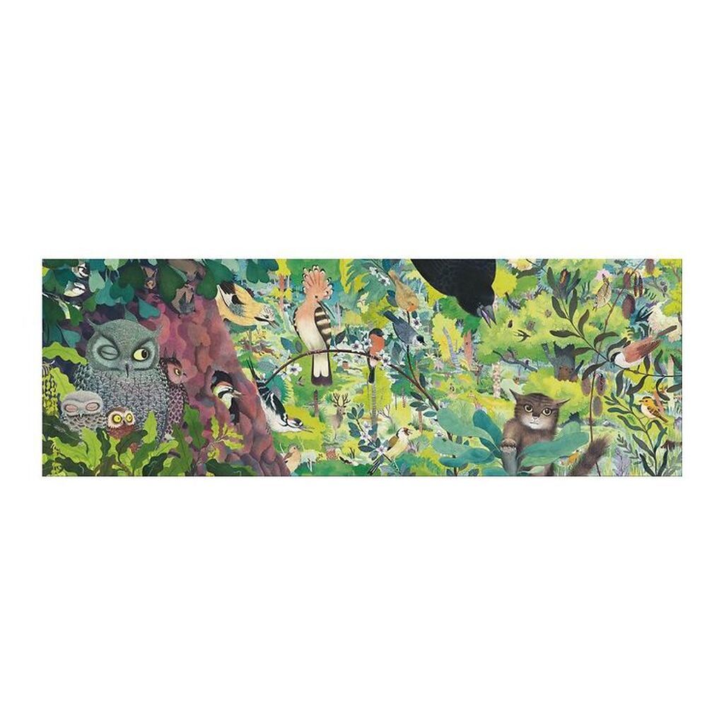 Djeco Puslespil - 1000 Brikker - Owls and Birds