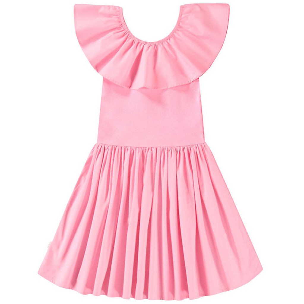 Molo Kjole - Rib - Christal - Pink Limonade