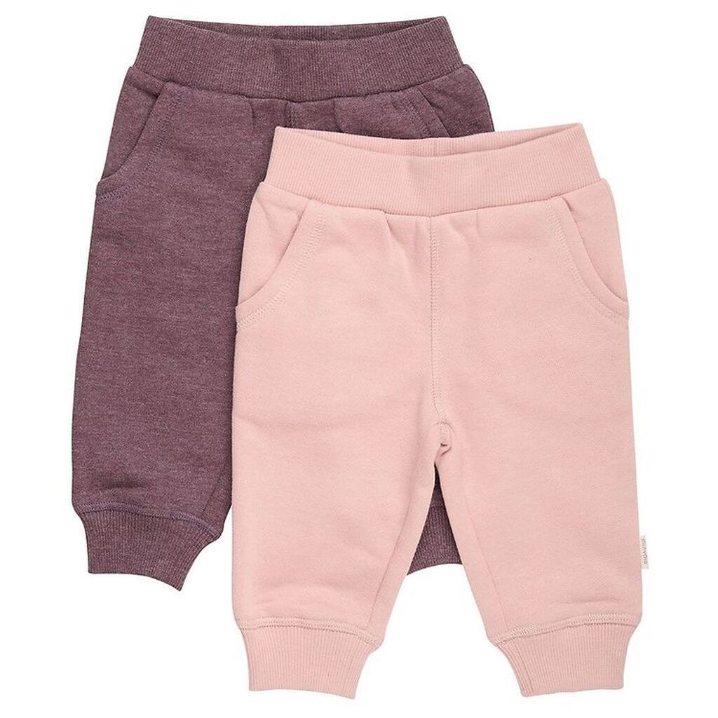 Minymo Sweatpants - 2-Pak - Misty Rose