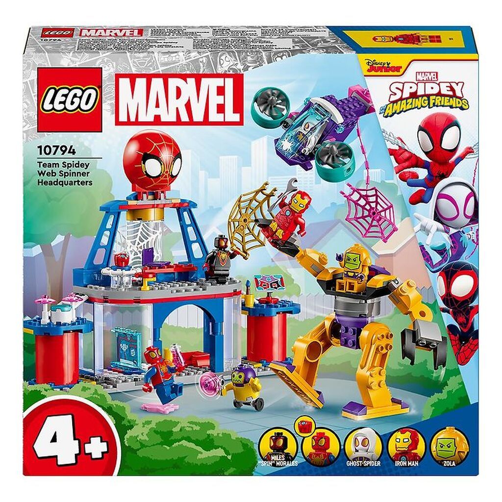 LEGOÂ® Marvel - Team Spideys Netspinder-Hoved... 10794 - 193 Dele