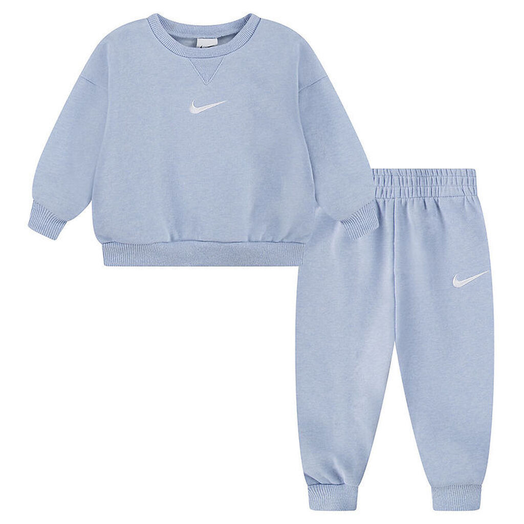 Nike Sweatsæt - Cobalt Bliss Heather