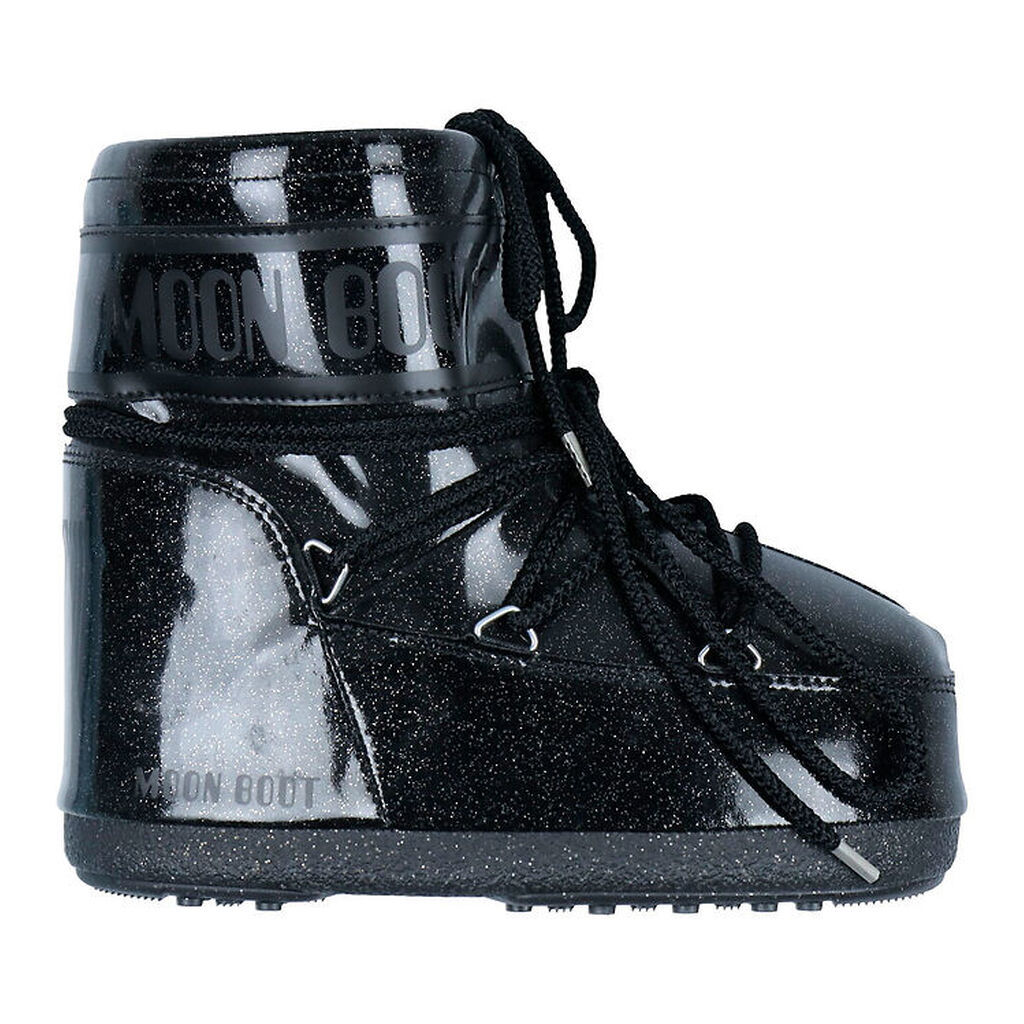 Moon Boot Vinterstøvler - Icon Low Glitter - Sort