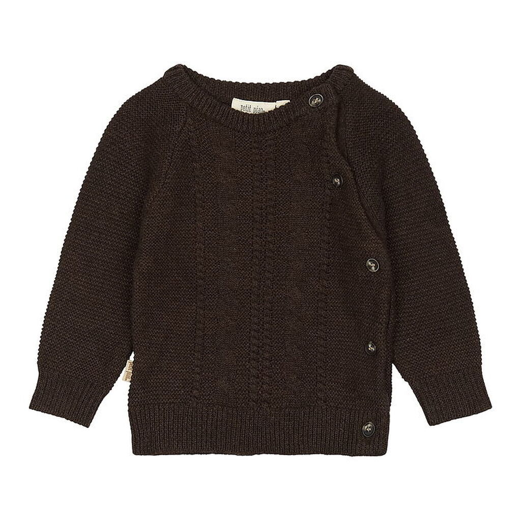 Petit Piao Bluse - PPDago - Strik - Brun