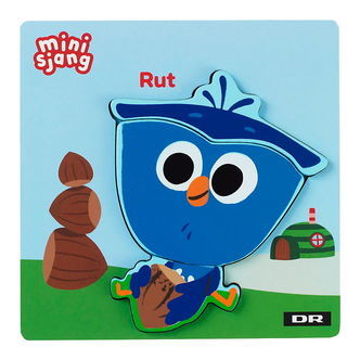 DR Træpuslespil - 3 Brikker - Rut