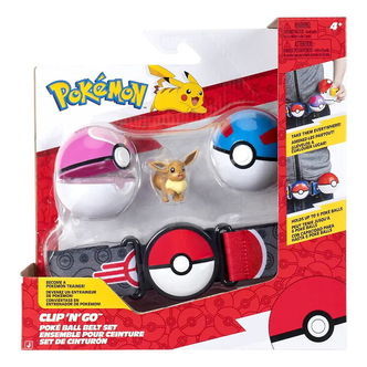 Pokémon Bæltesæt - Eevee - Clip 'N' Go