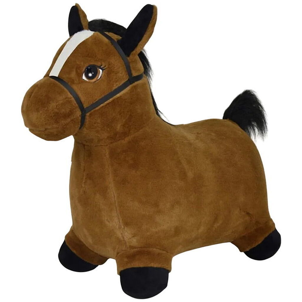 Krea Hoppedyr - Hop & Bounce Plush Horse - Brun