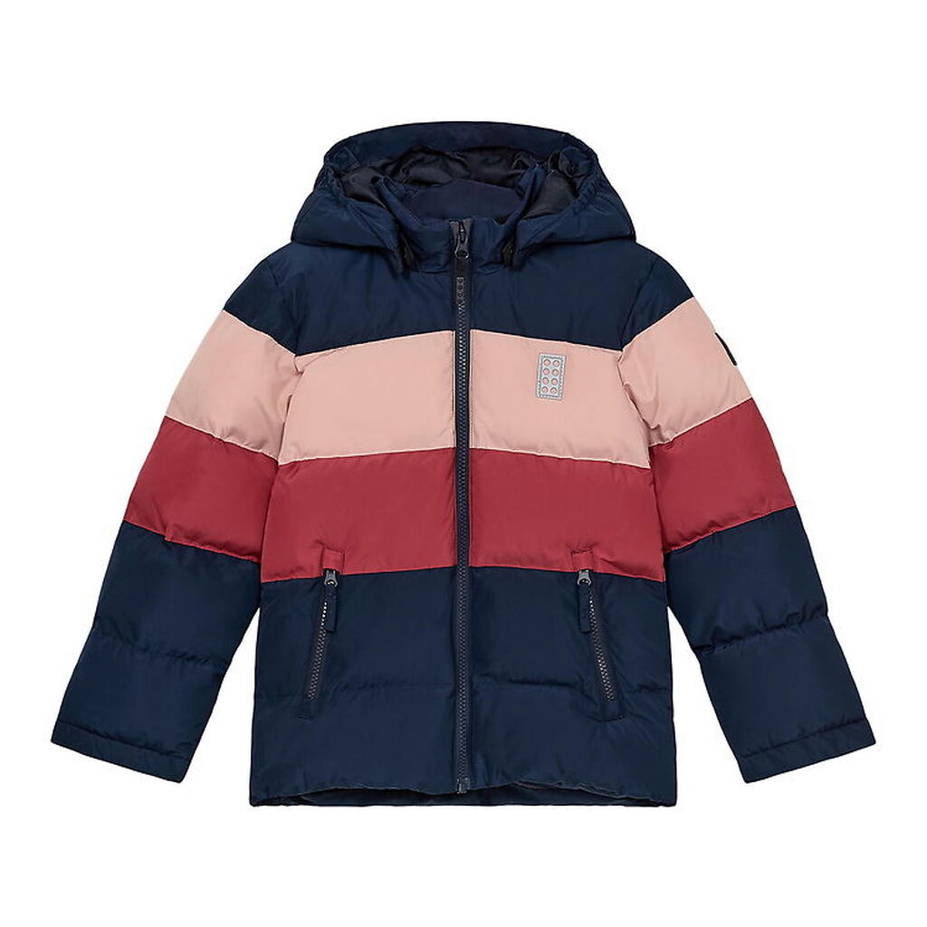 LEGOÂ® Wear Dynejakke - LWJipe 705 - Navy/Dark Rose/Rose/