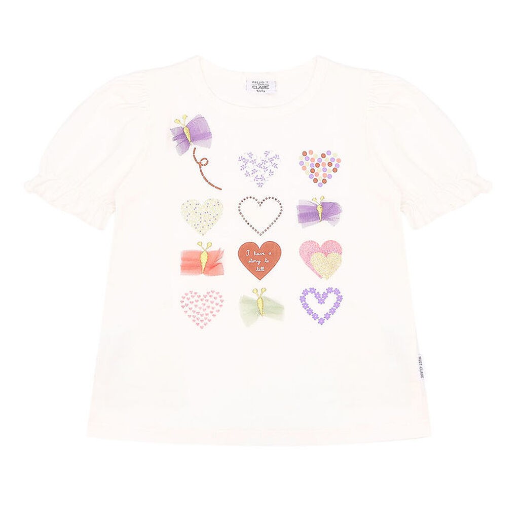 Hust and Claire T-shirt - Alma - Ivory