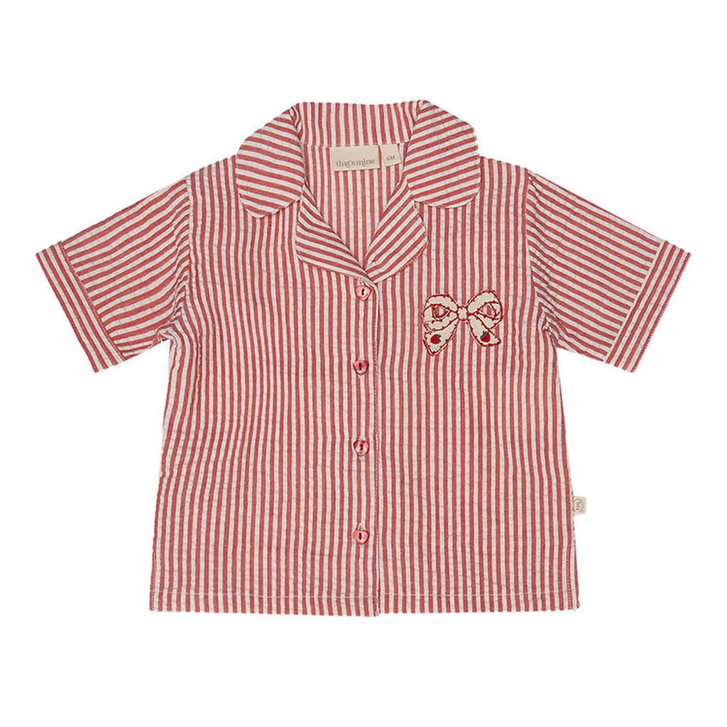 That's Mine Skjorte - Ino - Red Stripe