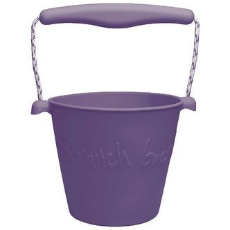Scrunch Spand - Silikone - 13 cm - Dark Purple