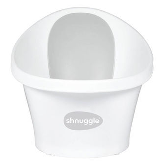 SHNUGGLE Badekar - Baby - Hvid m. Grå