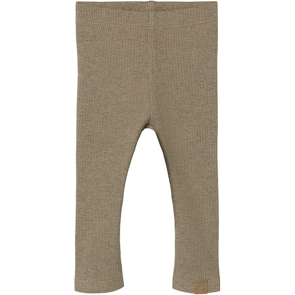Name It Leggins - NbmDonny - Rib - Elmwood/Melange