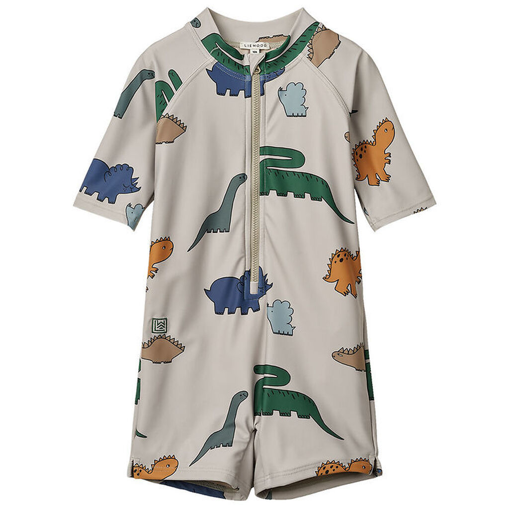 Liewood Badeheldragt - Max - Dinosaurs/Mist