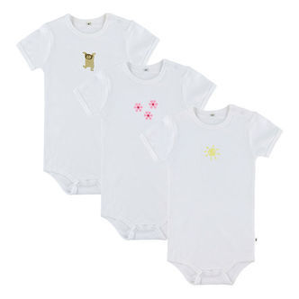 Pippi Bodyer k/æ - 1 stk. - Assorteret - m. Print