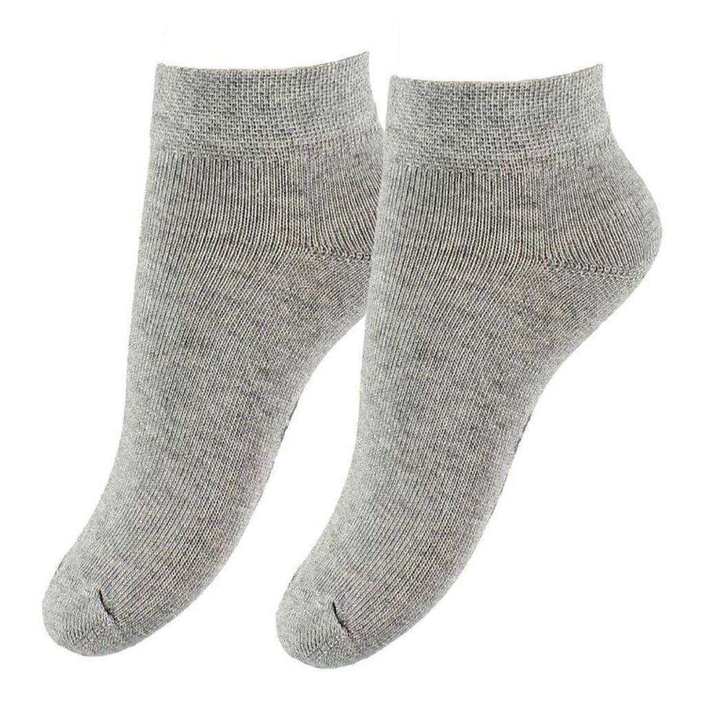 Fuzzies Ankelstrømper - 2-Pak - Gråmeleret