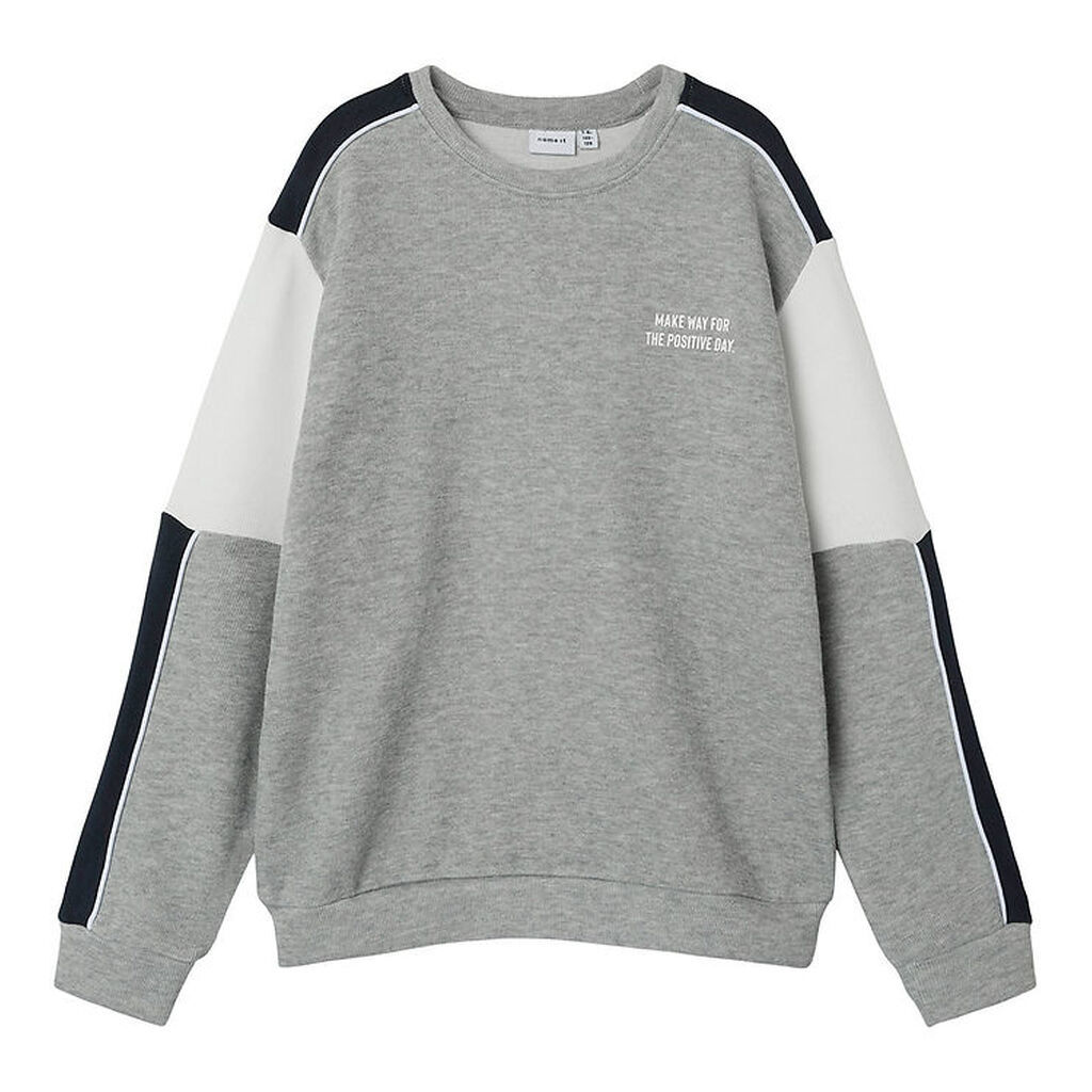 Name It Bluse - NkmRicce - Grey Melange