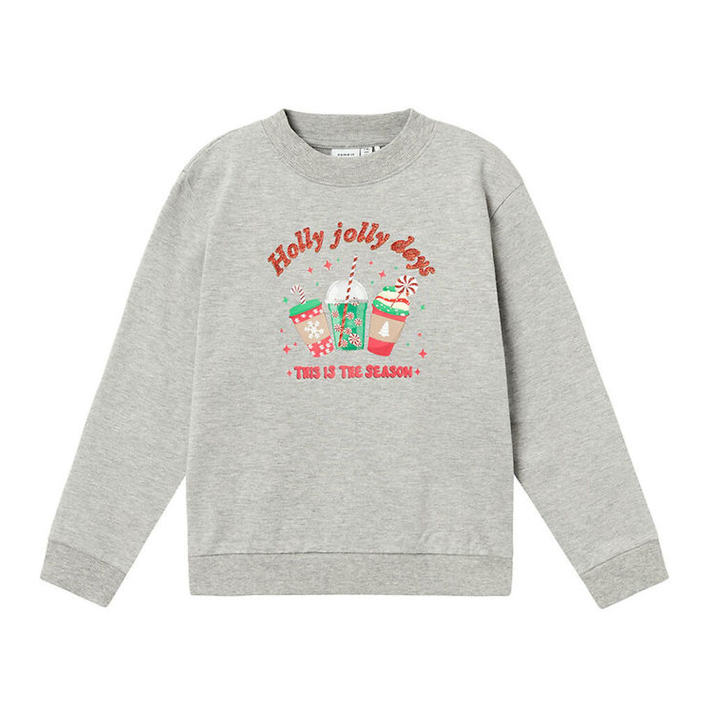 Name It Sweatshirt - NkfRulJul - Grey Melange