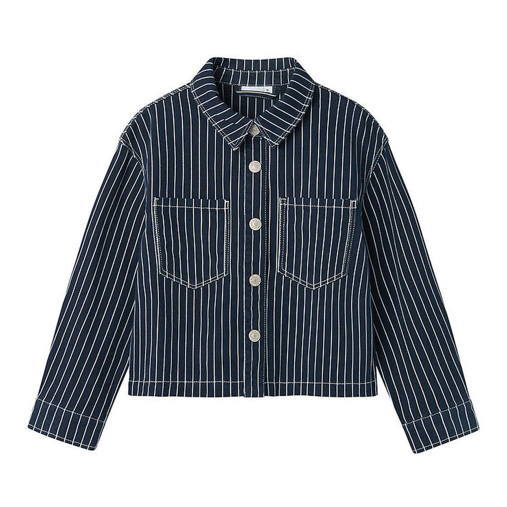 Name It Denimjakke - NkfZoe - Navy Blazer Stripes