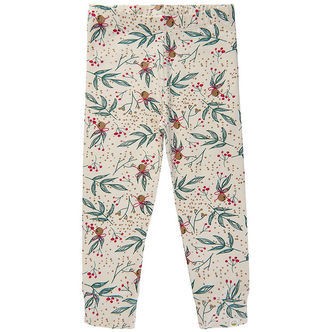 The New Siblings Leggings - Holiday - White Swan Bell Aop