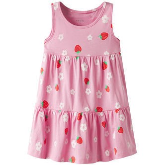 Name It Kjole - NmfVigga - Pink Frosting/Strawberry