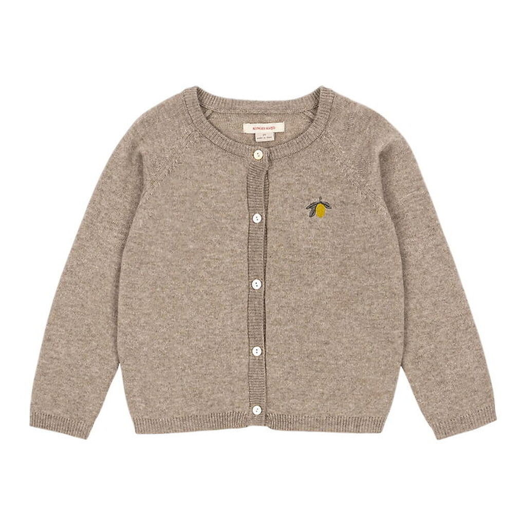 Konges Sløjd Cardigan - Uld - Strik - Mattou - Lysebrun