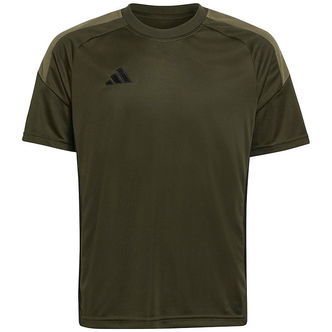 adidas Performance T-shirt - TIRO ES JSY Y - NGTCAR/OLISTR/BLACK