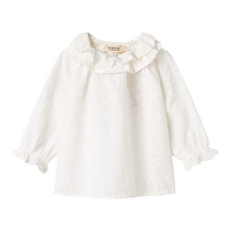 MarMar Bluse - Tonello - Hvid m. Sløjfer
