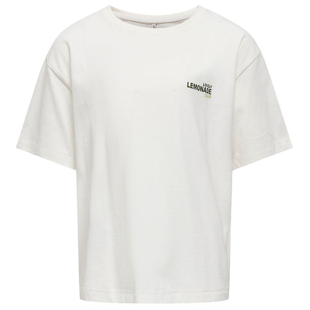 Kids Only T-shirt - KogHelen- Cloud Dancer/Lemonade