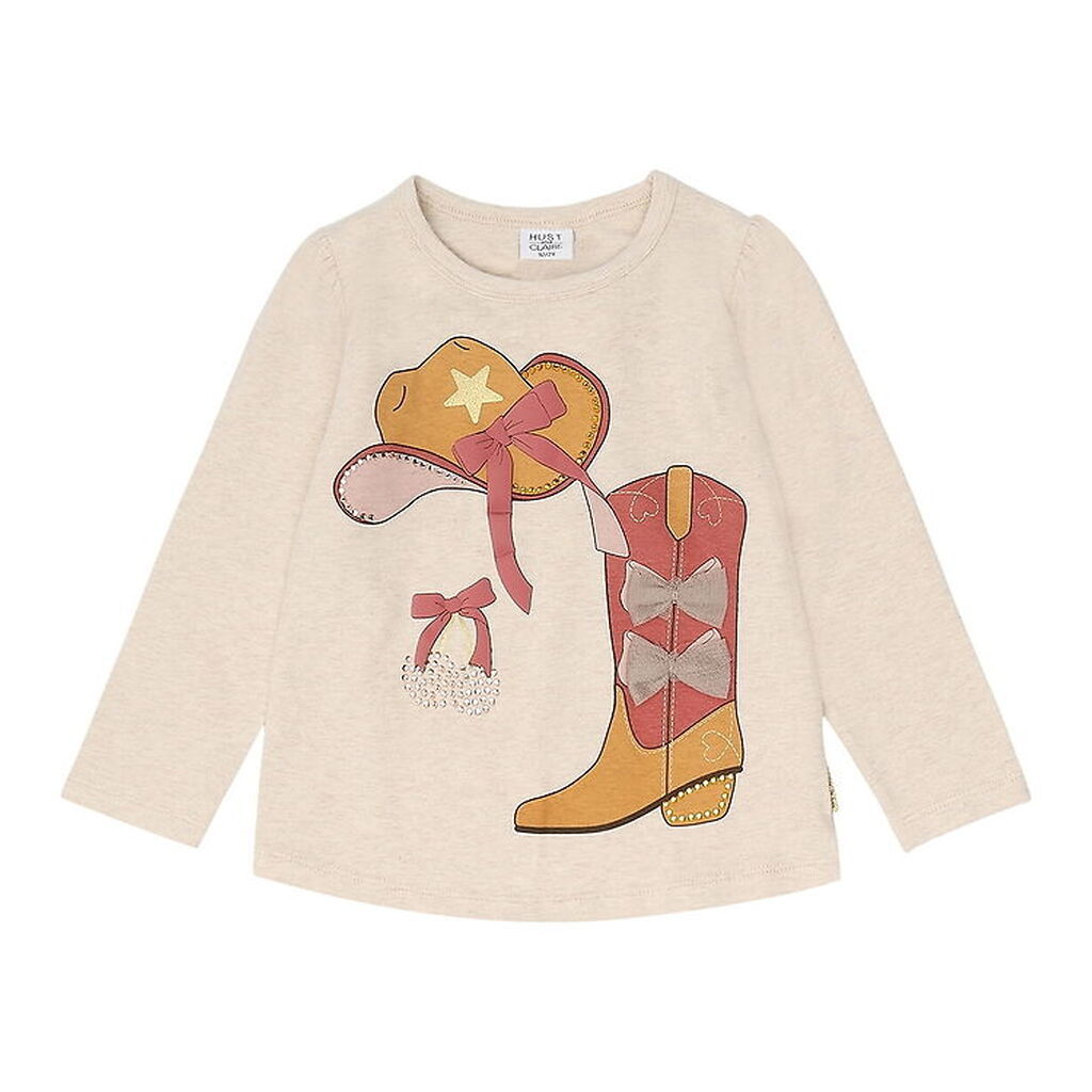 Hust and Claire Bluse - Alma - Wheat Melange