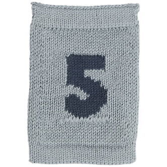 Smallstuff Strikket Flag - 5 - Blå Tal