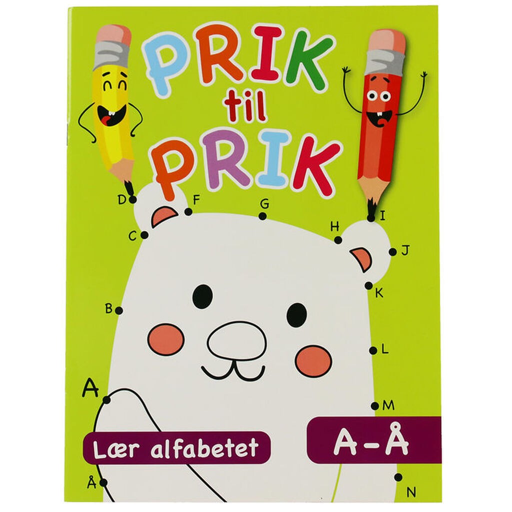 Forlaget Tukan Aktivitetsbog - Prik Til Prik - A-Å - DA