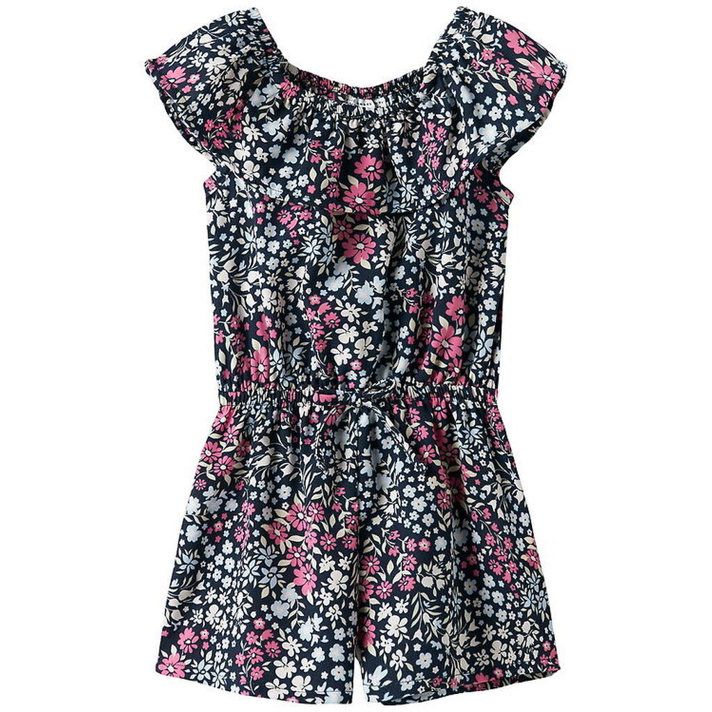 Name It Buksedragt - NmfVinaya - Carmine Rose/Cute Flower