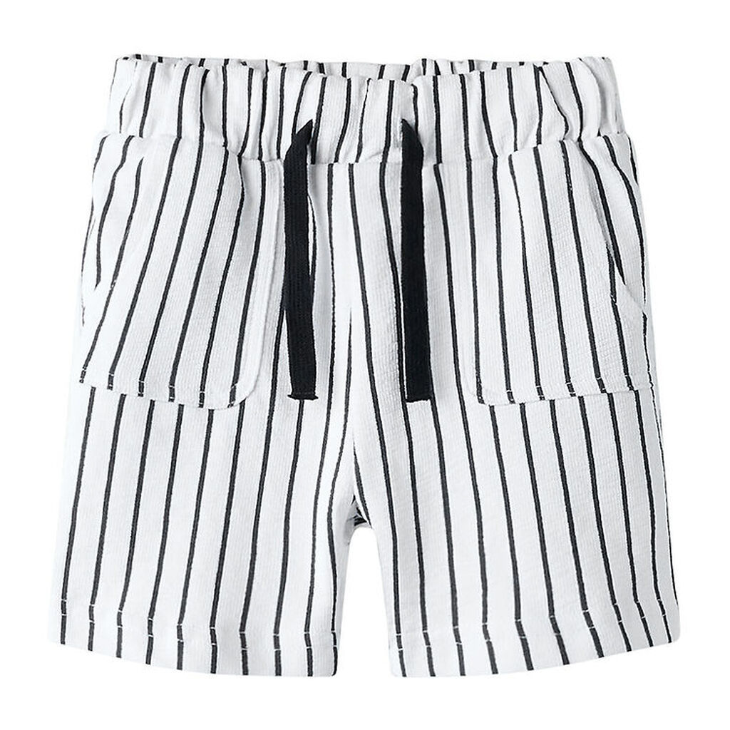 Name It Shorts - NmmJakob - Striped - Bright white