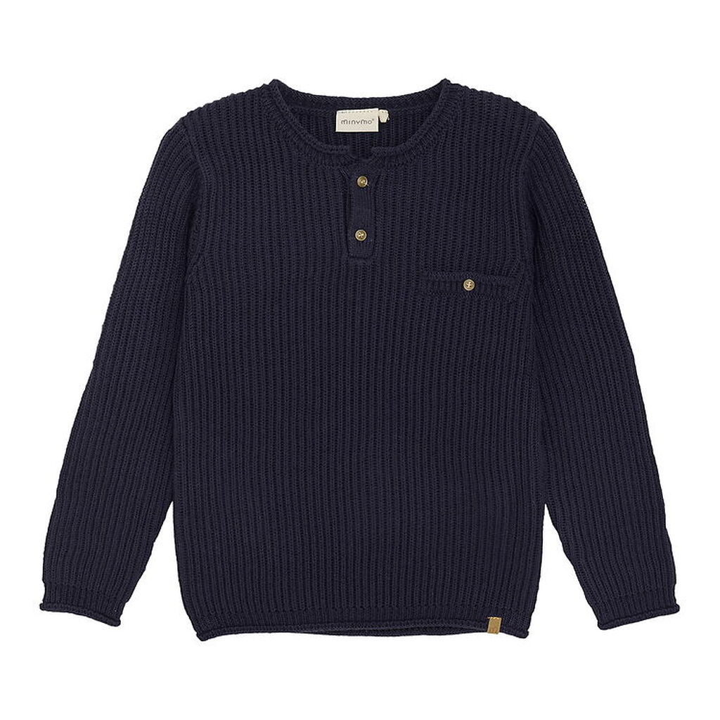 Minymo Bluse - Strik - Parisian Night