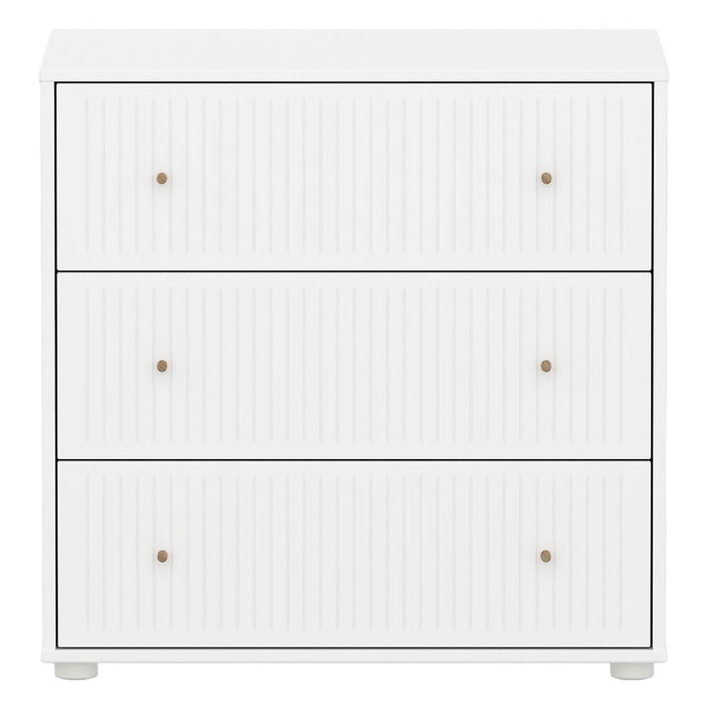 Flexa Kommode - Saga - 75x74 cm - Hvid/Egetræ