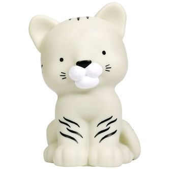 A Little Lovely Company Natlampe - 9,7x14 cm - White Tiger -