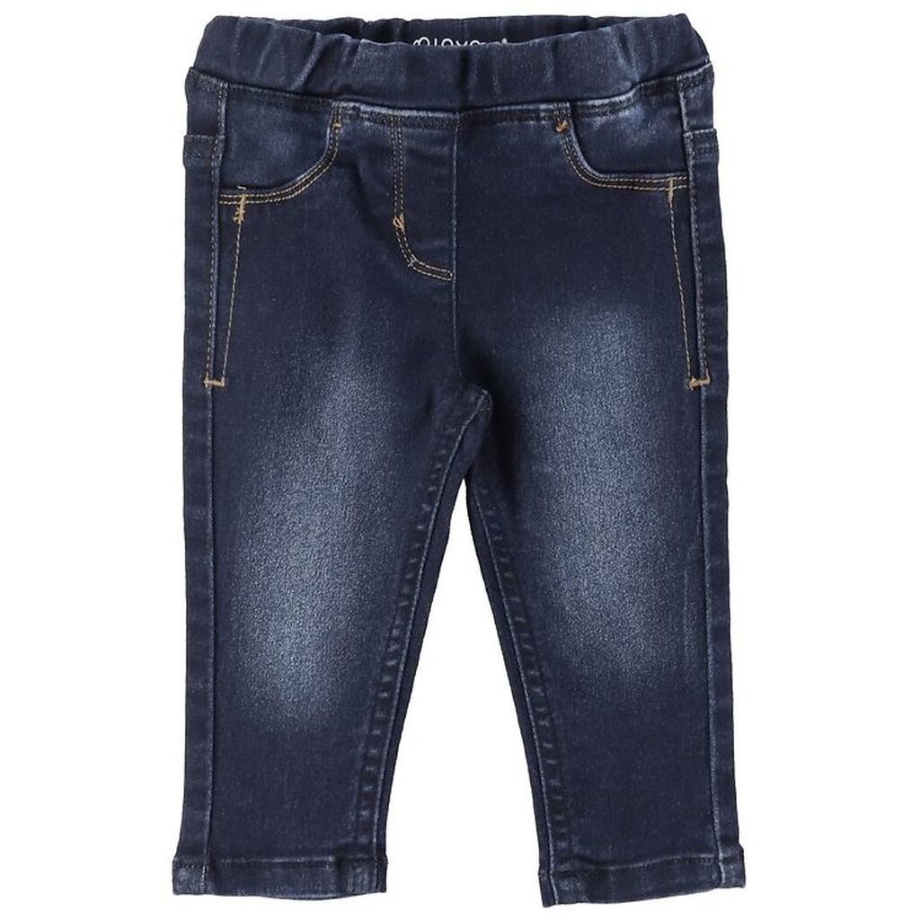 Minymo Bukser - Stretch Slim Fit - Mørkeblå Denim