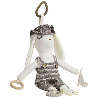 Smallstuff Aktivitetsbamse - Kanin - 30 cm - Nature Bear Face