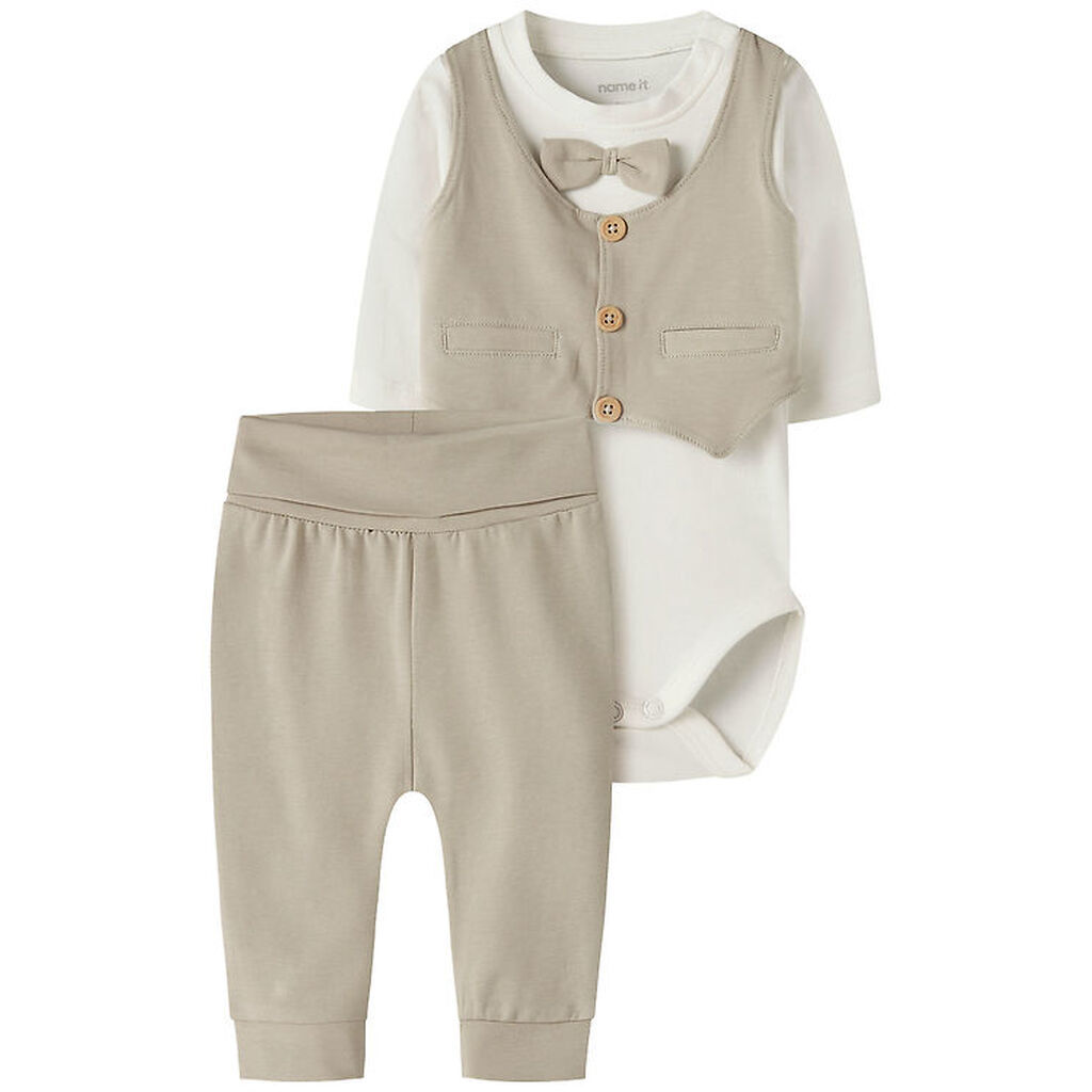Name It Bodysæt l/æ - NbmAdam - Island Fossil