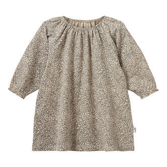 Sofie Schnoor Kjole - Listasb - Beige m. Blomster