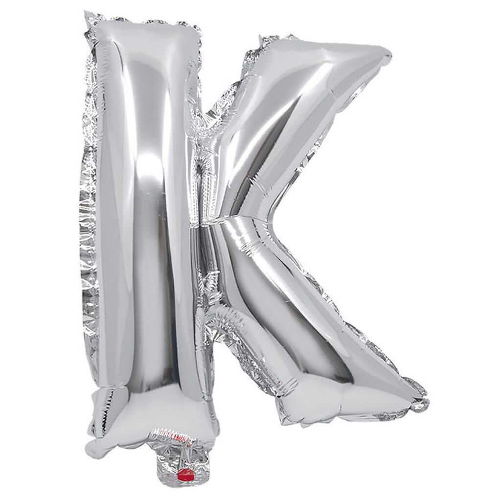 Decorata Party Foileballon - 35 cm - K - Sølv