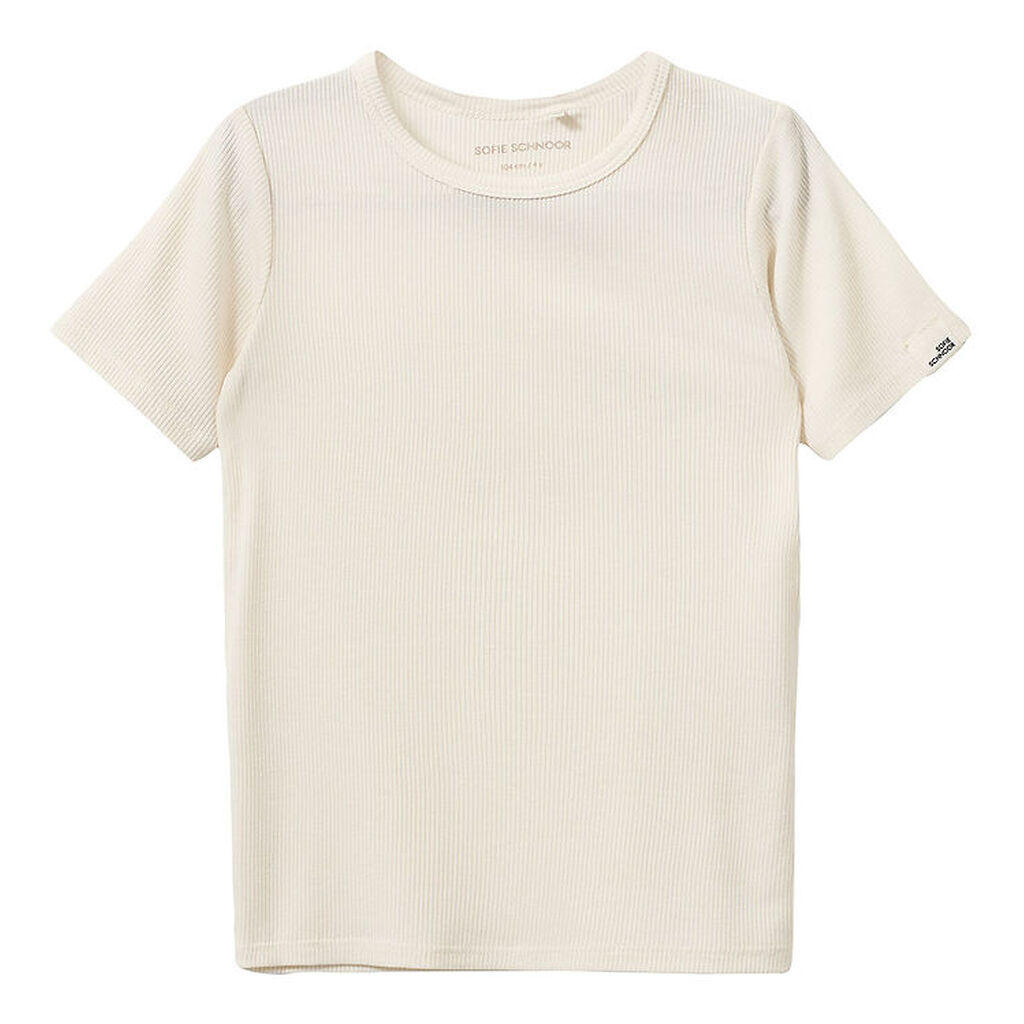 Sofie Schnoor T-Shirt - Rib - PiperSK - Off White