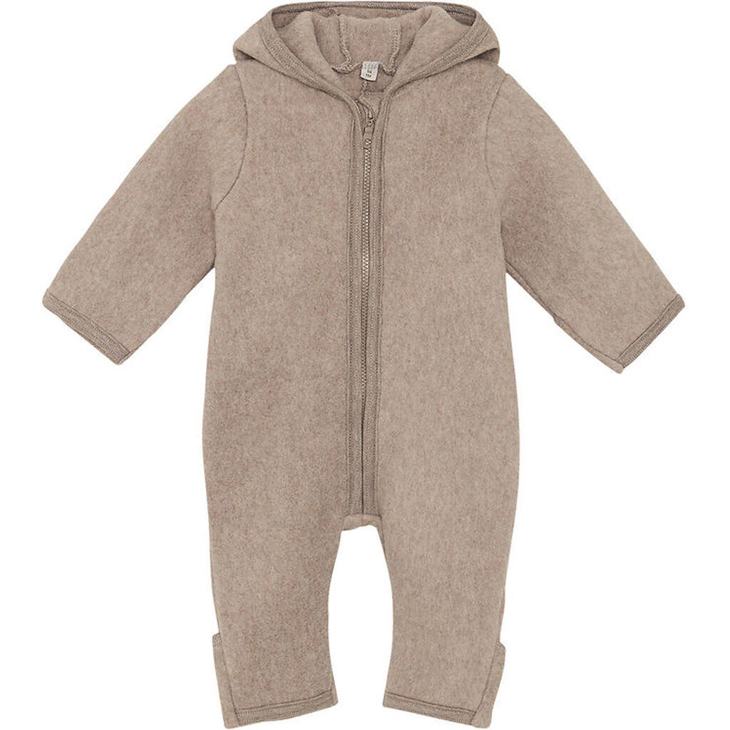 Huttelihut Køredragt - Fleece - Savannah Melange m. Ører